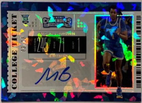 Moses Brown [Autograph Cracked Ice] #113