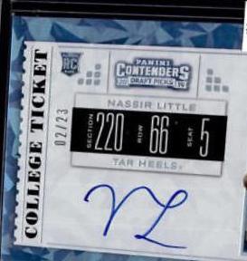Nassir Little [Autograph Cracked Ice] #62