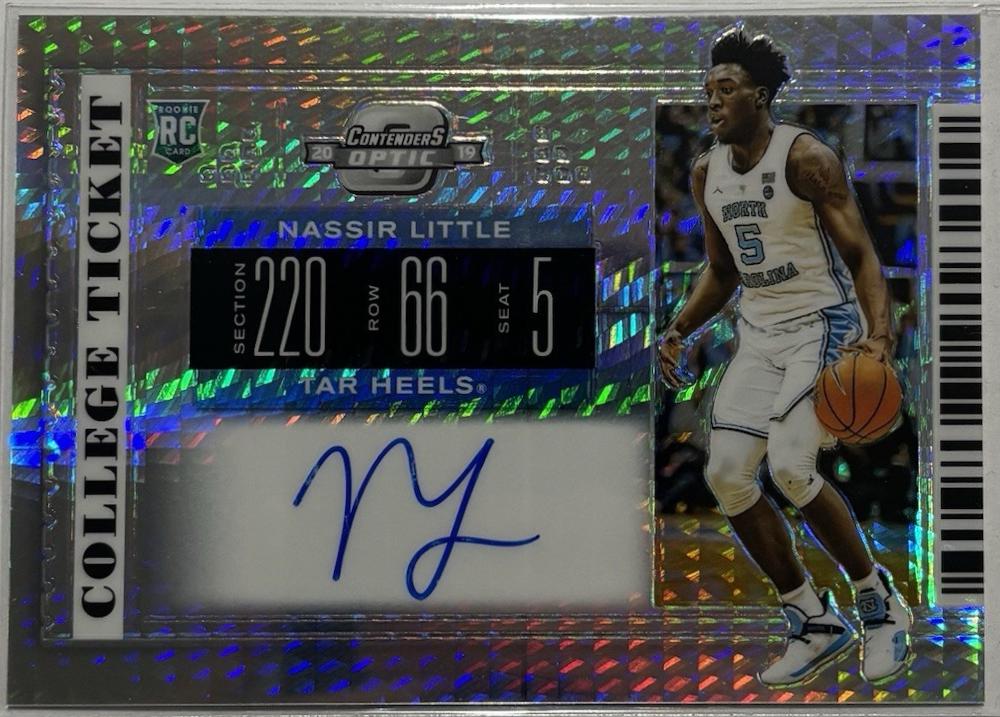 Nassir Little [Contenders Optic Autograph Hyper] #62
