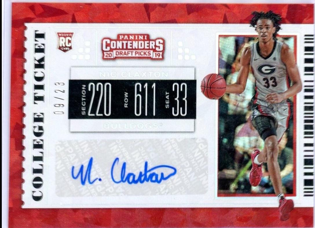 Nic Claxton [Autograph Cracked Ice] #125