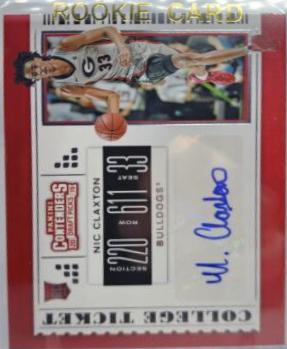 Nic Claxton [Autograph Draft Red Foil] #125