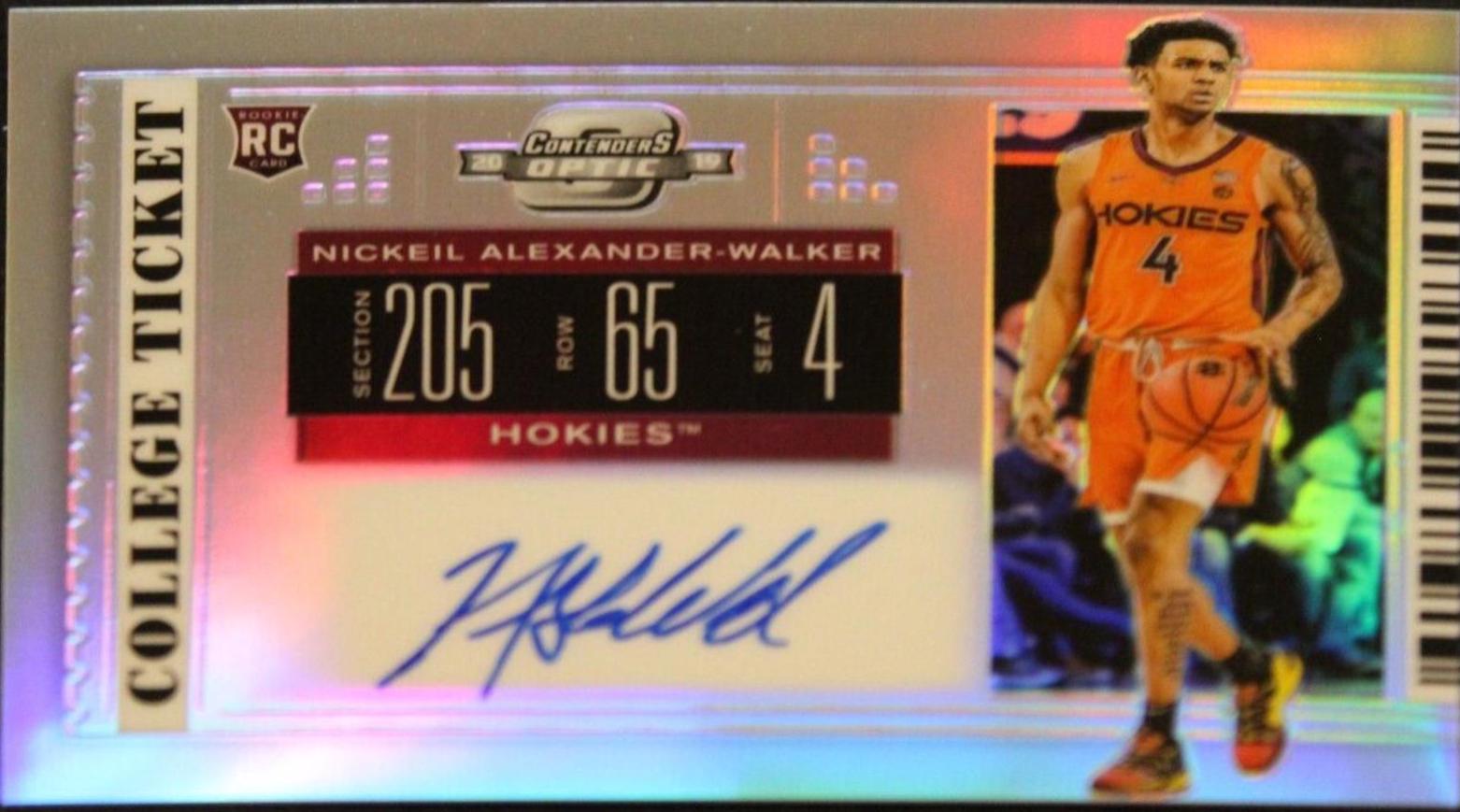Nickeil Alexander Walker [Contenders Optic Autograph] #70