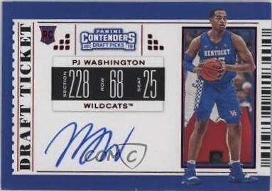 PJ Washington Jr. [Autograph Draft Red Foil] #65