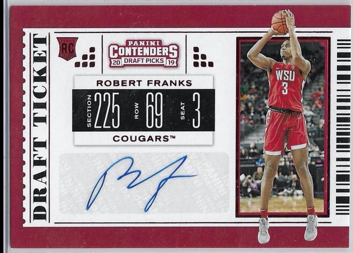 Robert Franks [Autograph Draft Red Foil] #99