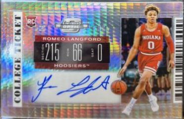 Romeo Langford [Contenders Optic Autograph Hyper] #59