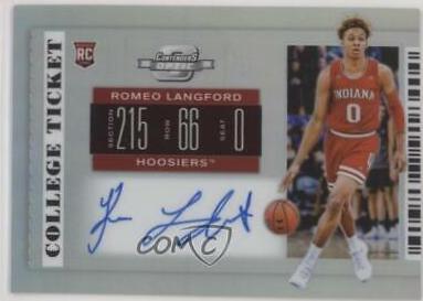 Romeo Langford [Contenders Optic Autograph] #59
