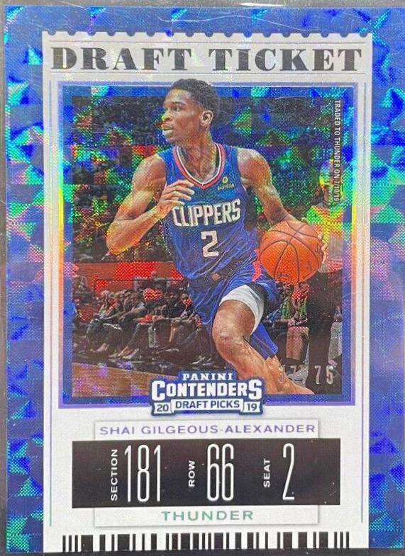 Shai Gilgeous Alexander [Draft Blue Foil] #46