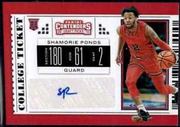Shamorie Ponds Autograph Draft Blue Foil #90