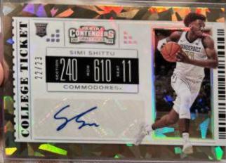 Simi Shittu [Autograph Cracked Ice] #96