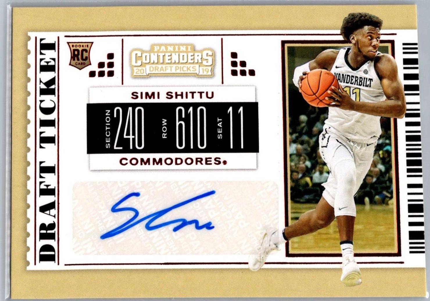 Simi Shittu [Autograph Draft Red Foil] #96