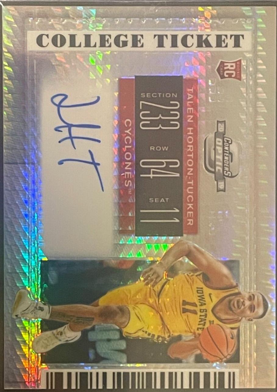 Talen Horton Tucker [Contenders Optic Autograph Hyper] #67