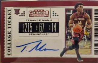 Terance Mann [Autograph Draft Red Foil] #110