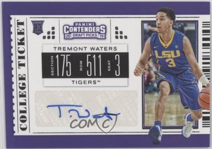 Tremont Waters [Autograph Draft Blue Foil] #126