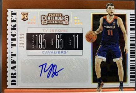 Ty Jerome [Autograph Draft Blue Foil] #76