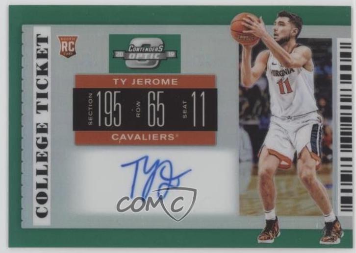 Ty Jerome [Contenders Optic Autograph Green] #79