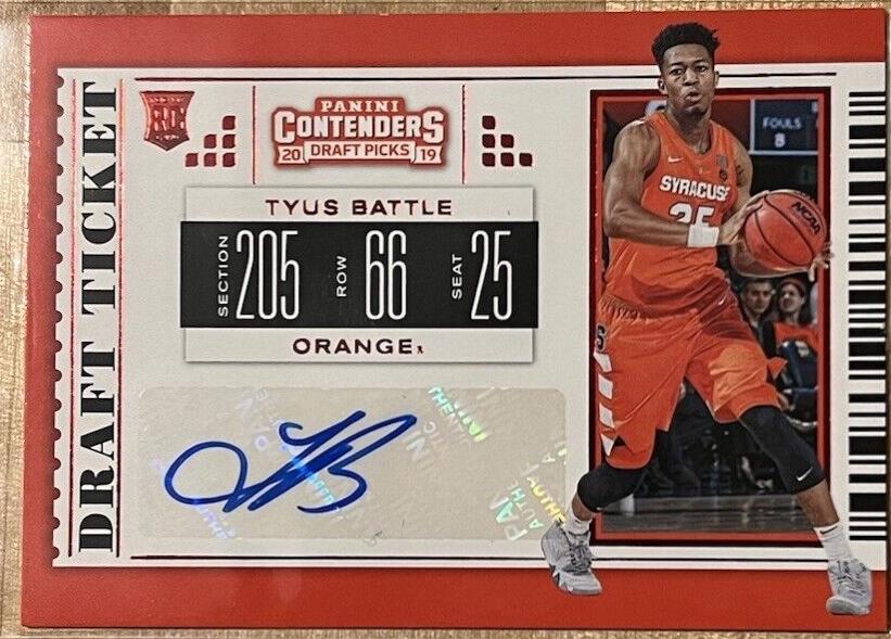Tyus Battle [Autograph Draft Red Foil] #115