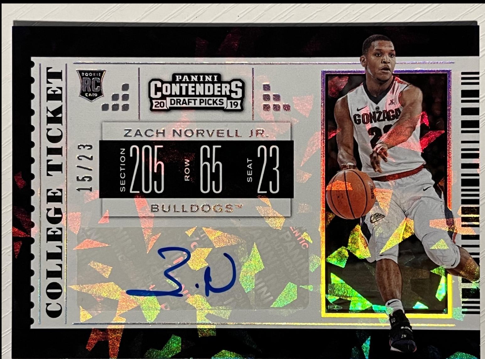Zach Norvell Jr. [Autograph Cracked Ice] #88