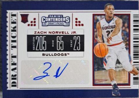 Zach Norvell Jr. [Autograph Draft Red Foil] #88