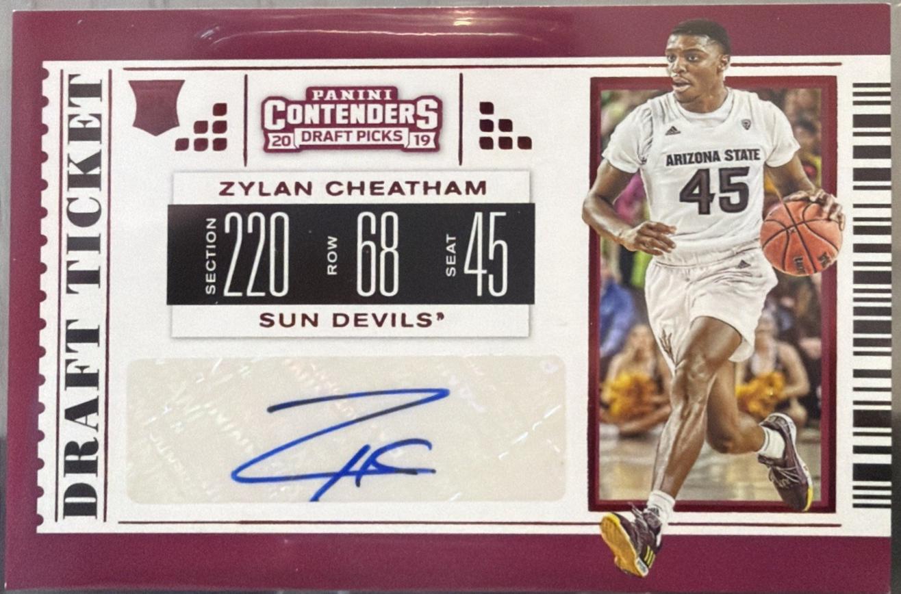 Zylan Cheatham [Autograph Draft Red Foil] #127