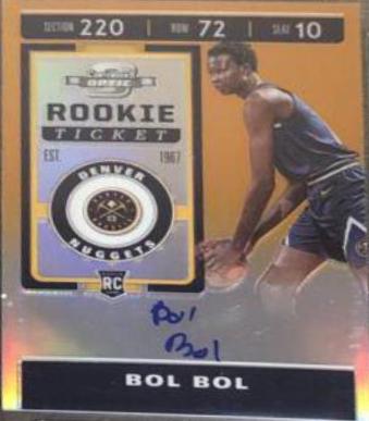Bol Bol [Autograph Orange] #118