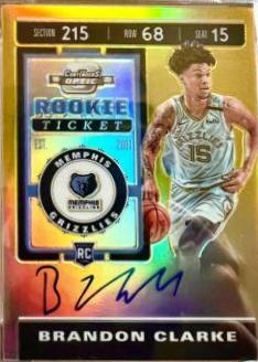 Brandon Clarke [Autograph Gold] #128