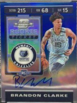 Brandon Clarke [SP Autograph Blue] #128