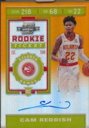Cam Reddish [Autograph Orange] #110
