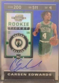 Carsen Edwards [Autograph Blue] #130