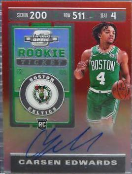 Carsen Edwards [Autograph Red] #130