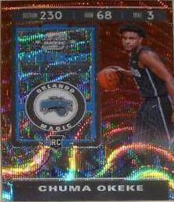 Chuma Okeke [Autograph Red Wave] #140