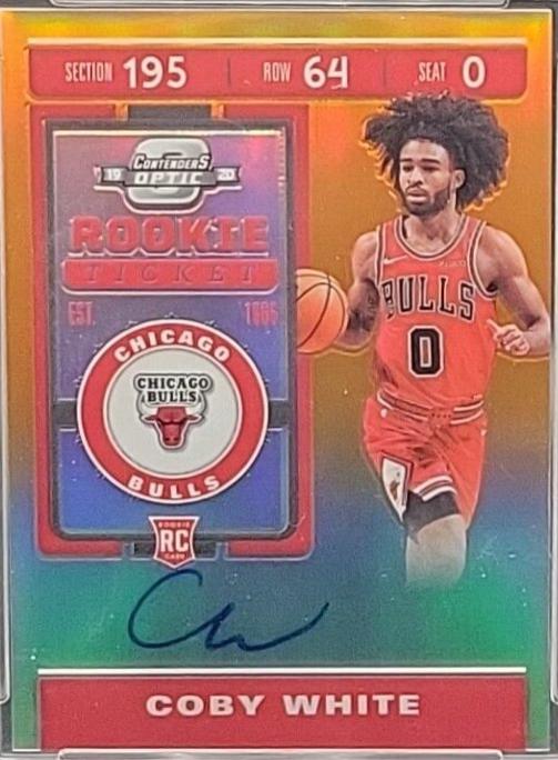 Coby White [Autograph Orange] #102