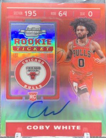 Coby White [Autograph Red] #102