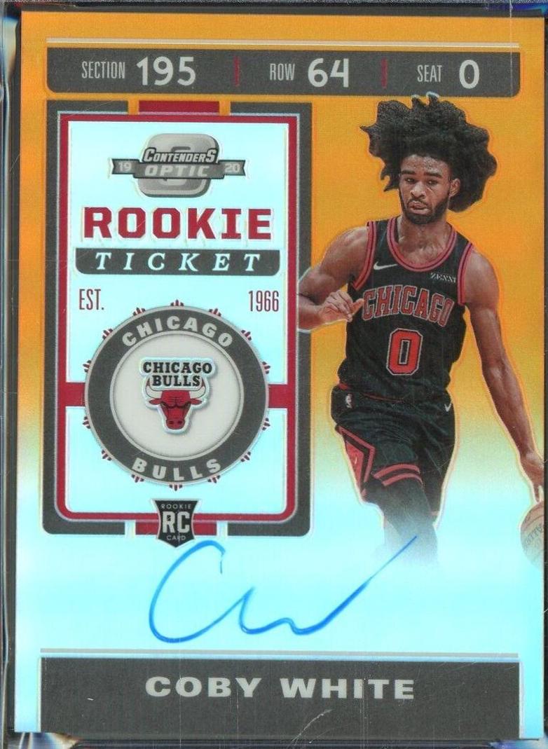 Coby White [SP Autograph Orange] #102
