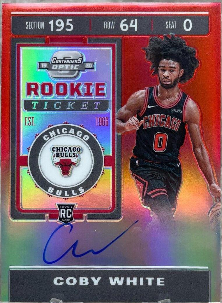 Coby White [SP Autograph Red] #102