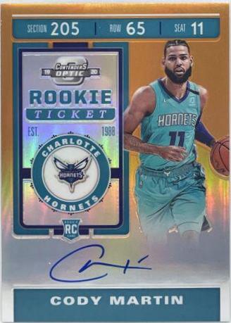 Cody Martin [Autograph Orange] #112