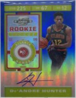 DE'Andre Hunter [Autograph Blue] #122