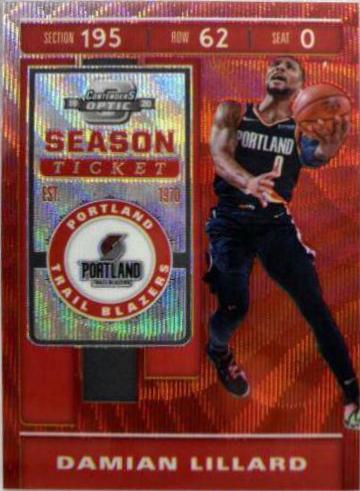 Damian Lillard [Red Wave] #10