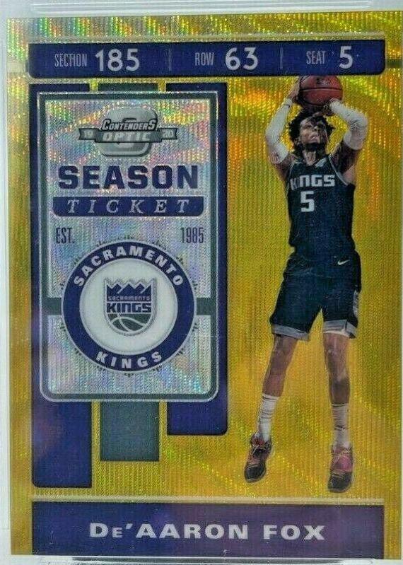 De'Aaron Fox [Gold Wave] #19