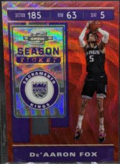 De'Aaron Fox [Red Wave] #19
