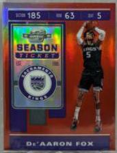 De'Aaron Fox [Red] #19