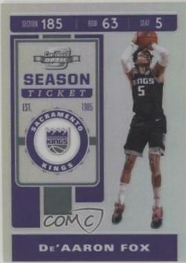 De'Aaron Fox [Silver] #19