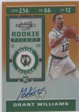 Grant Williams [SP Autograph Orange] #124