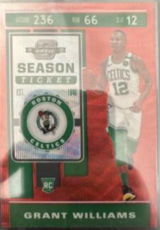 Grant Williams [SP Autograph Red Wave] #124