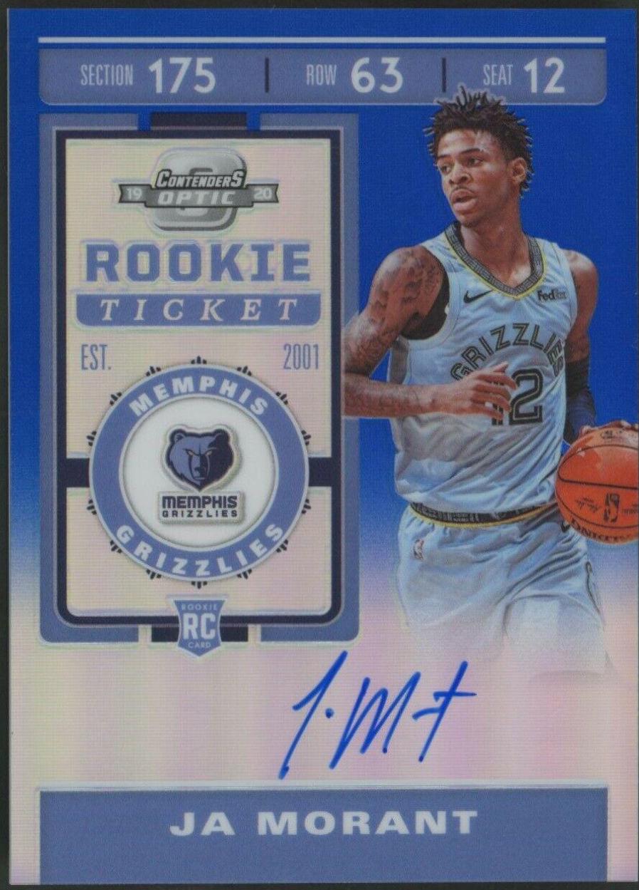 JA Morant [Autograph Blue] #106