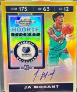 JA Morant [Autograph Gold] #106