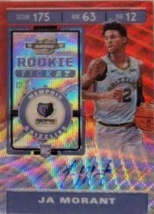 JA Morant [Autograph Red Wave] #106