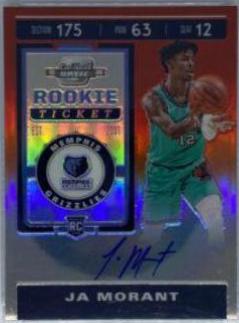 JA Morant [SP Autograph Red] #106