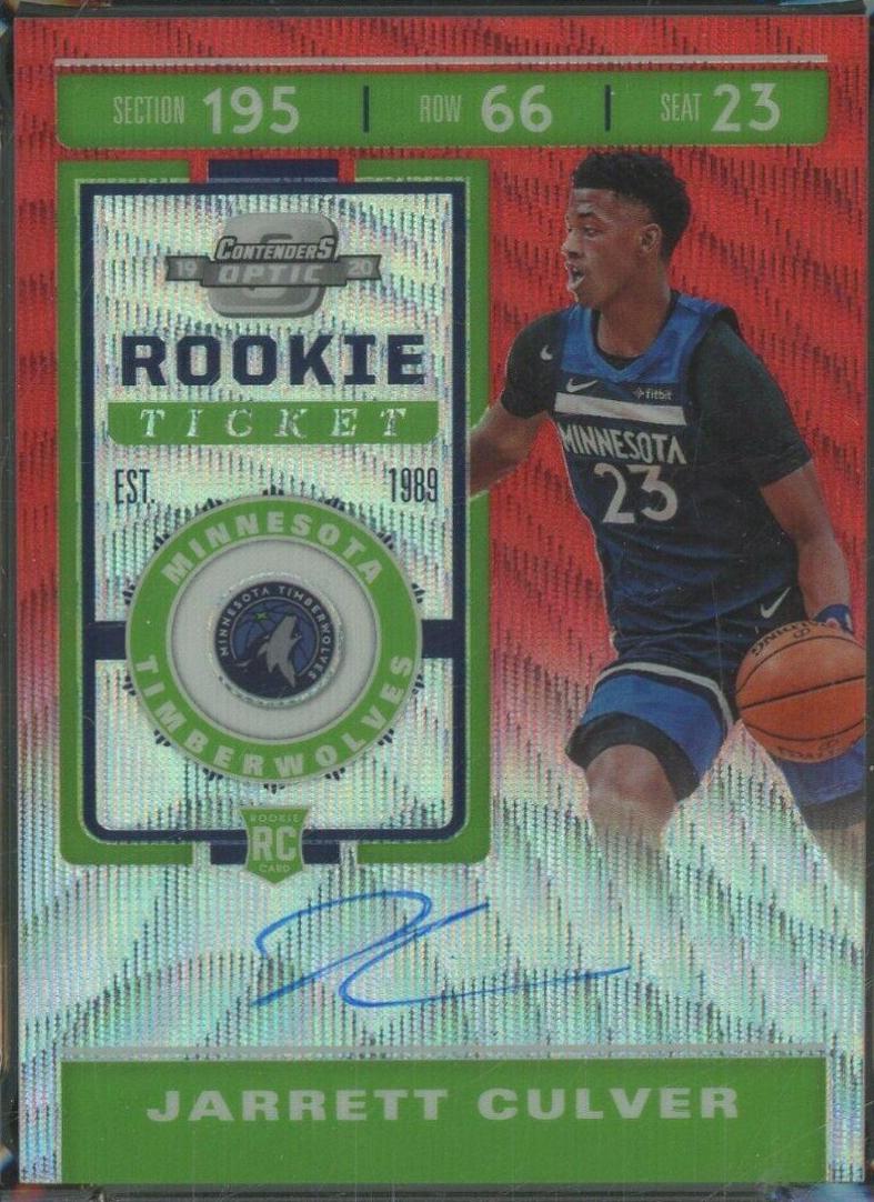Jarrett Culver [SP Autograph Red Wave] #116