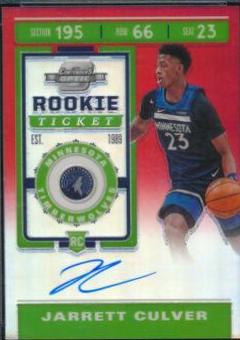 Jarrett Culver [SP Autograph Red] #116