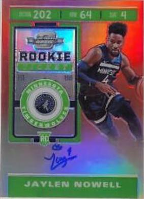 Jaylen Nowell [SP Autograph Red] #136